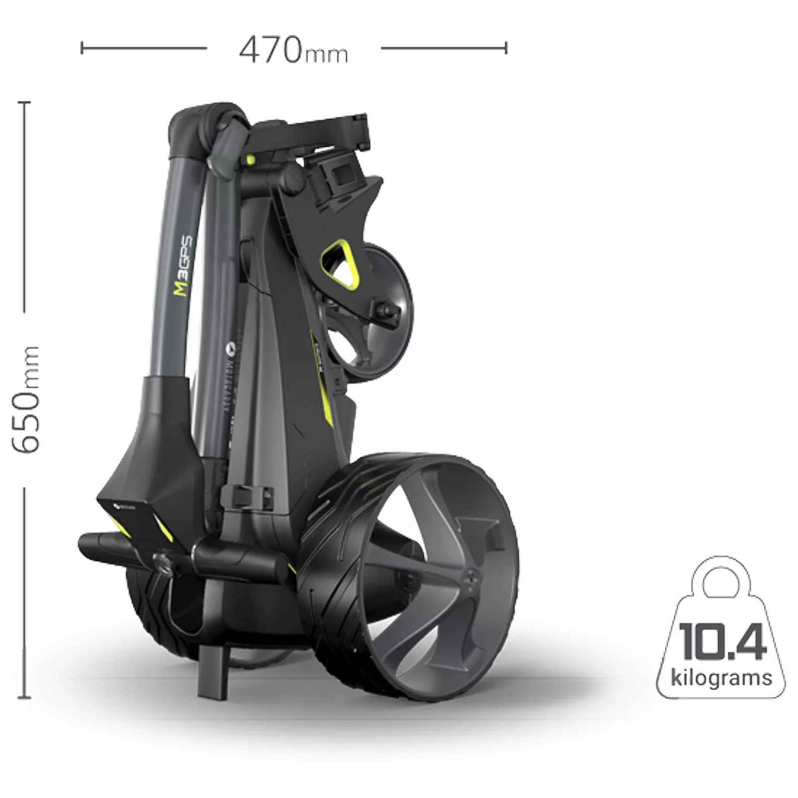 2024 Motocaddy M3 GPS Electric Golf Trolley