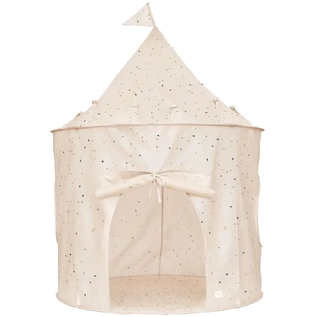 3 Sprouts Fabric Play Tent - Terrazzo Beige