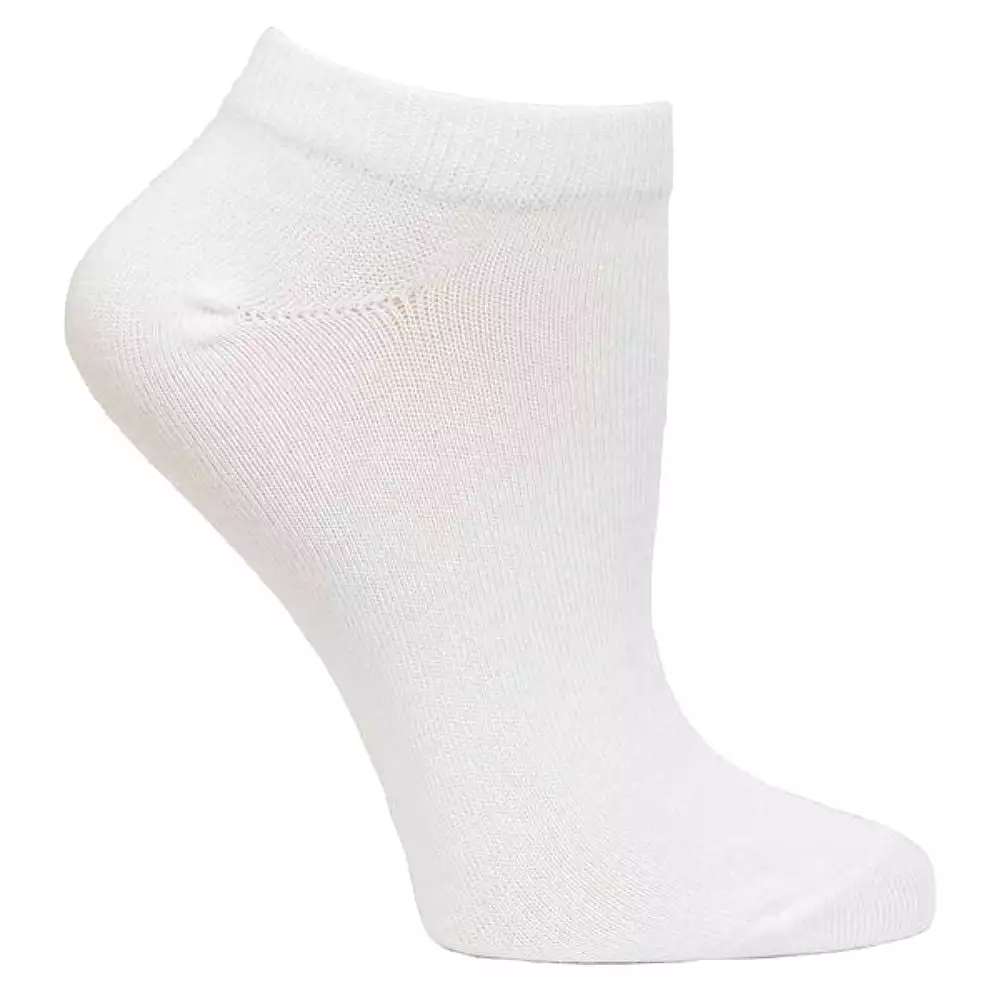 6 PK Kodiak Ankle Work Socks - White