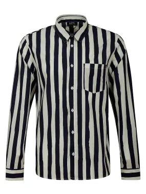 A.P.C. Striped Long-Sleeved Shirt