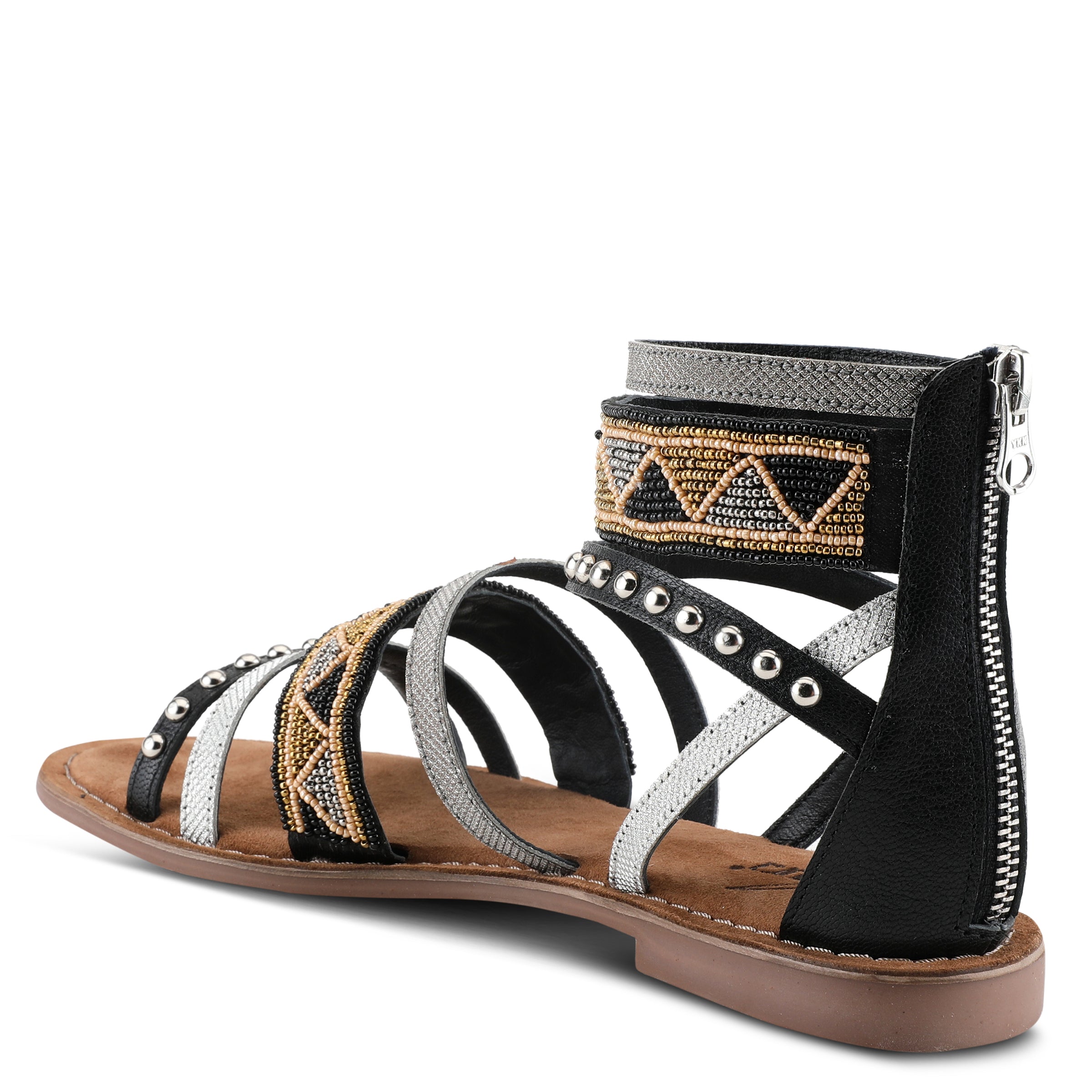 AZURA BELALIA-AZTEC CLOSED BACK SANDALS