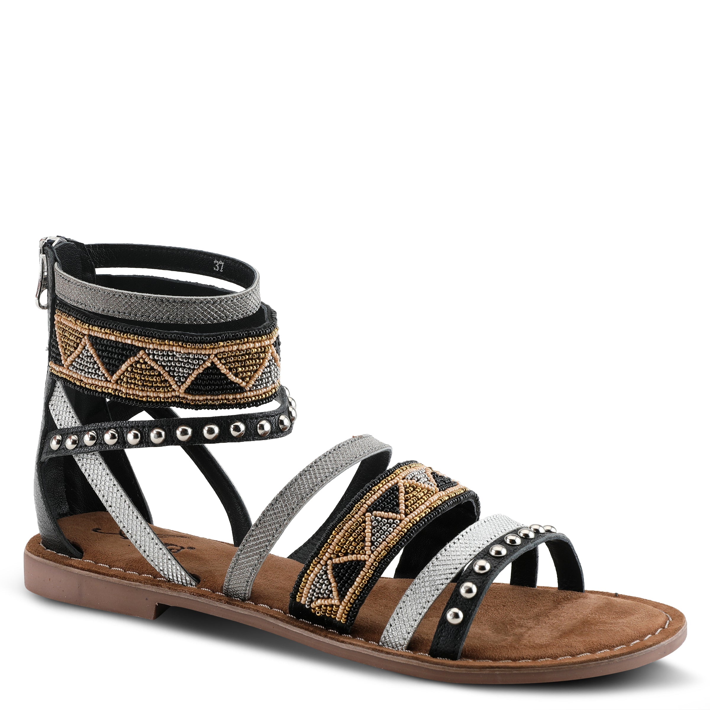 AZURA BELALIA-AZTEC CLOSED BACK SANDALS