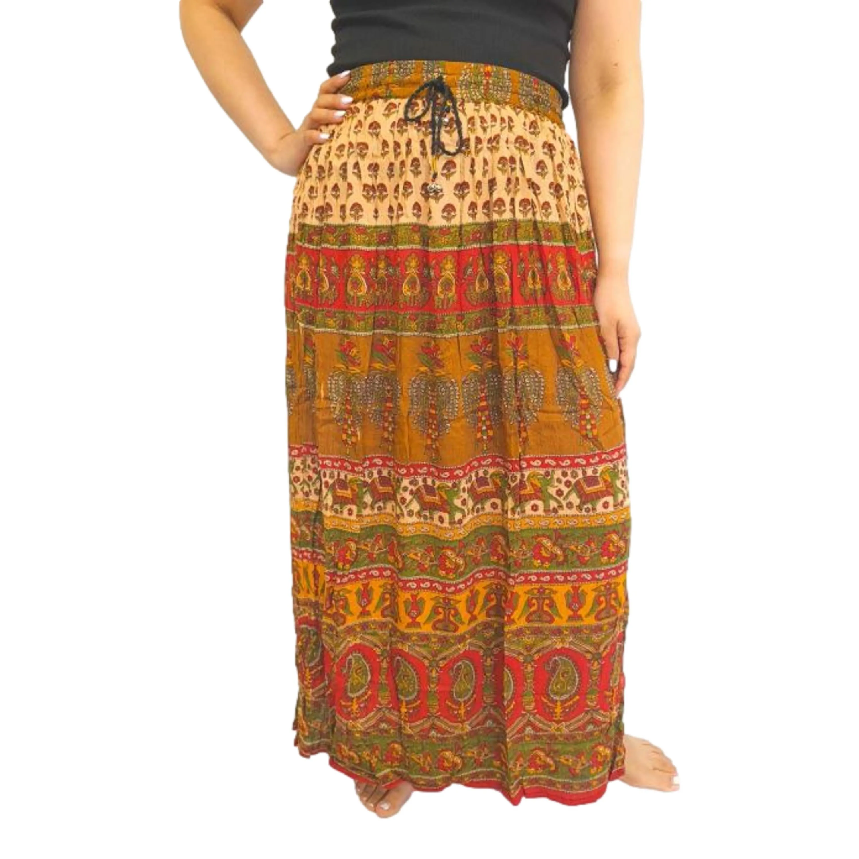 Bohemian Style Long Skirt