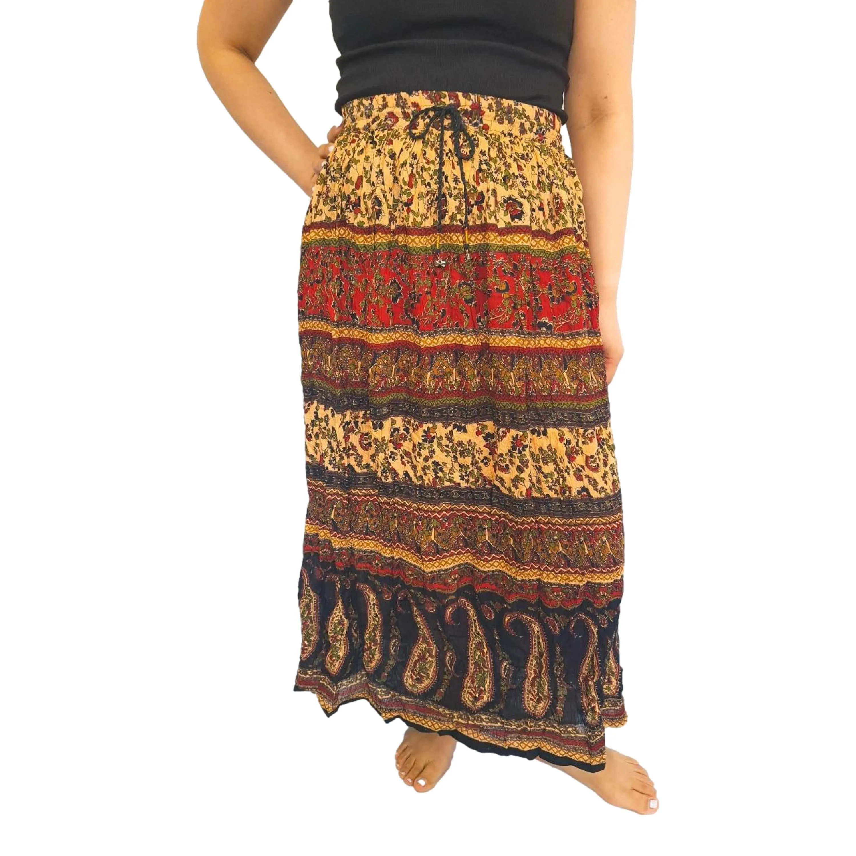 Bohemian Style Long Skirt