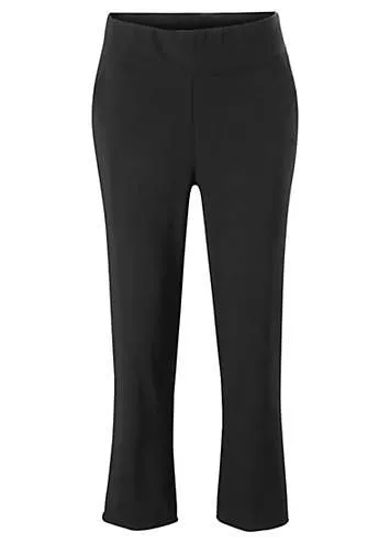 bonprix bonprix Cropped Bengaline Trousers | Kaleidoscope