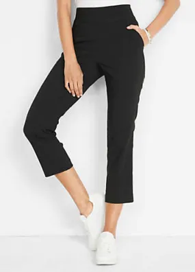 bonprix bonprix Cropped Bengaline Trousers | Kaleidoscope