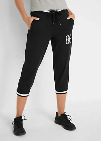 bonprix bonprix Cropped Tracksuit Bottoms | Kaleidoscope