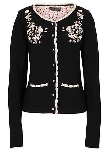 bonprix bonprix Embroidered Cardigan | Kaleidoscope