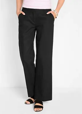 bonprix bonprix Linen Blend Trousers | Kaleidoscope