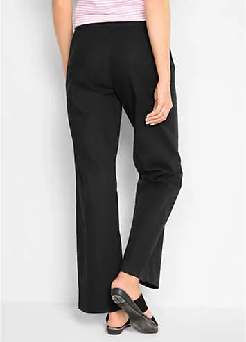 bonprix bonprix Linen Blend Trousers | Kaleidoscope