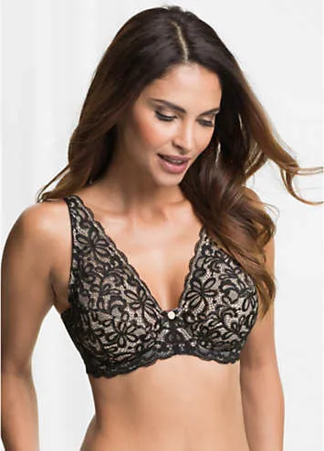 bonprix Elegant Lace Underwired Bra | Grattan