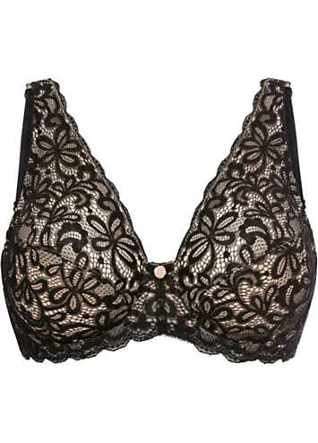 bonprix Elegant Lace Underwired Bra | Grattan