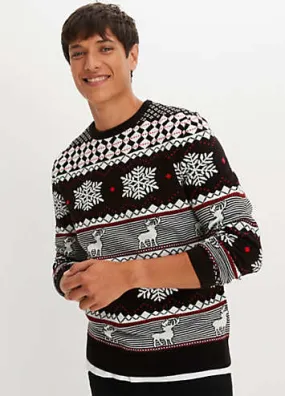 bonprix Fairisle Crew Neck Jumper | Grattan