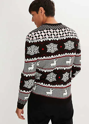 bonprix Fairisle Crew Neck Jumper | Grattan