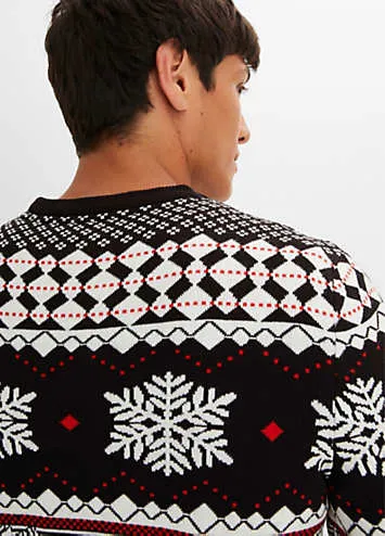 bonprix Fairisle Crew Neck Jumper | Grattan