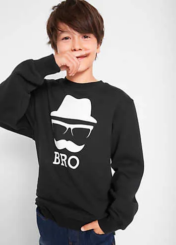 bonprix Kids Long Sleeve Bro Sweatshirt | Grattan