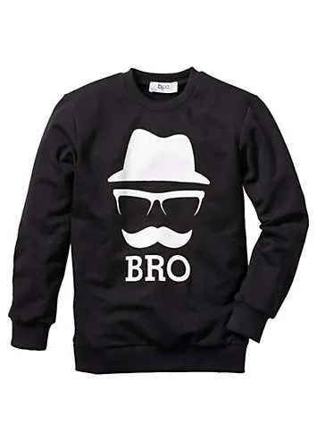 bonprix Kids Long Sleeve Bro Sweatshirt | Grattan