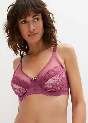 bonprix Lace Minimiser Bra | Grattan