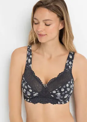 bonprix Non Wired Full Cup Lace Trim Bra | Grattan