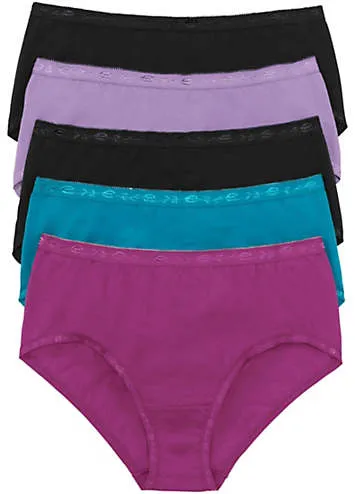 bonprix Pack of 5 Full Briefs | Grattan