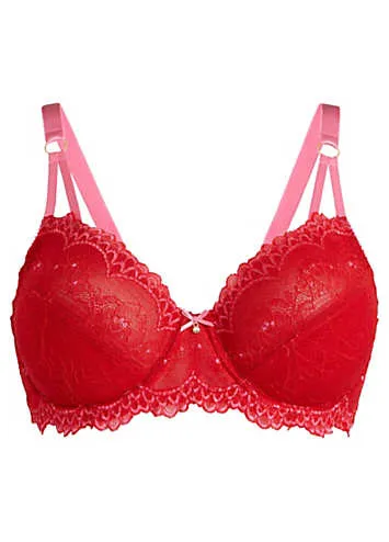 bonprix Underwired Lace Minimiser Bra | Grattan