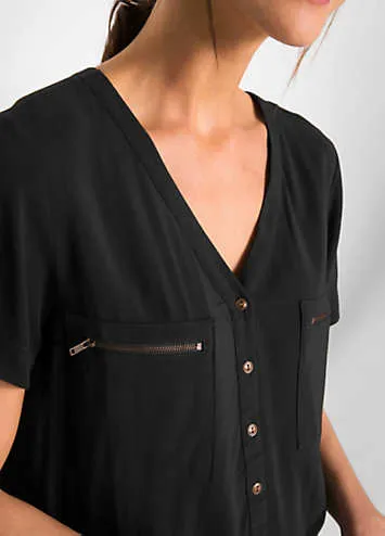 bonprix Zip Pocket Blouse | Grattan