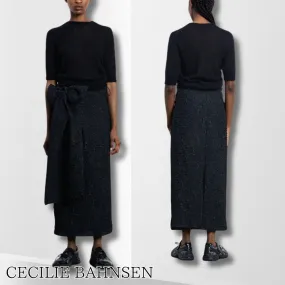 CECILIE BAHNSEN  |Plain V-neck & Crew neck