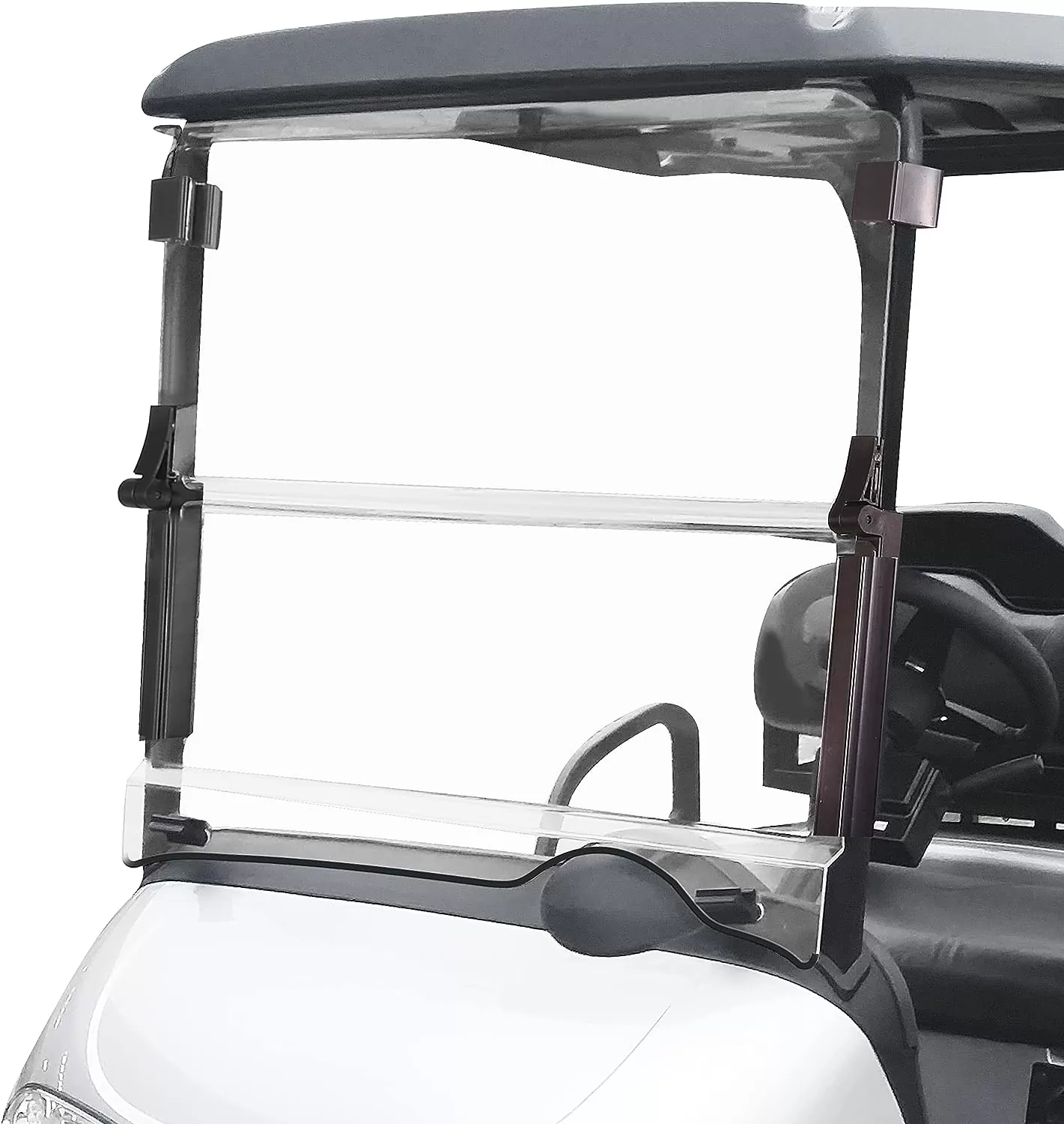 Clear Golf Cart Windshield for EZGO RXV 2008+ Folds Down - 10L0L