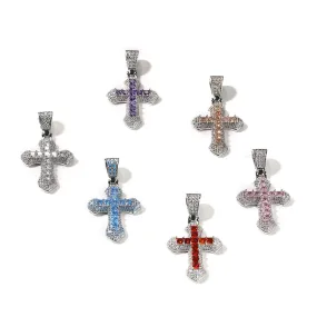 Cz Mini Cross Pendant