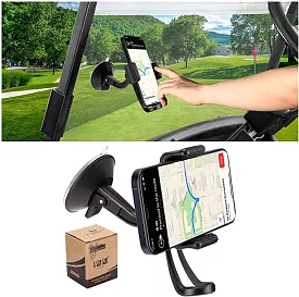 Golf Cart Accessories Universal Phone Holder Rotates 180 Degrees - 10L0L