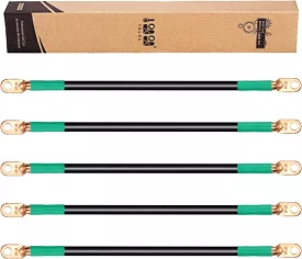 Golf Cart Battery Cables for Club Car DS 36V 48V & Yamaha G2 G8 G9 36V 5 Gauge - 10L0L