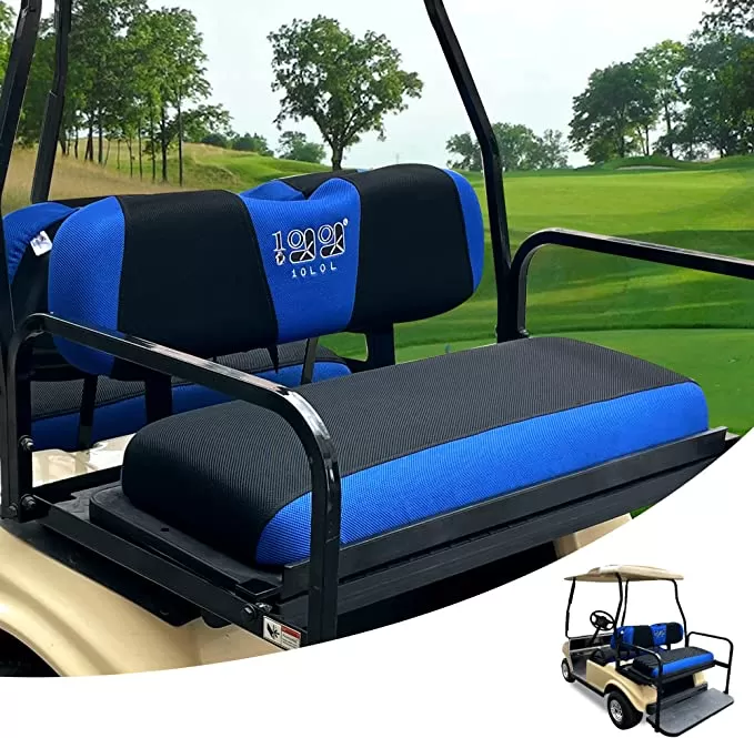 Golf Cart Rear Seat Covers for EZGO Club Car Yamaha Breathable Seat Cover - 10L0L