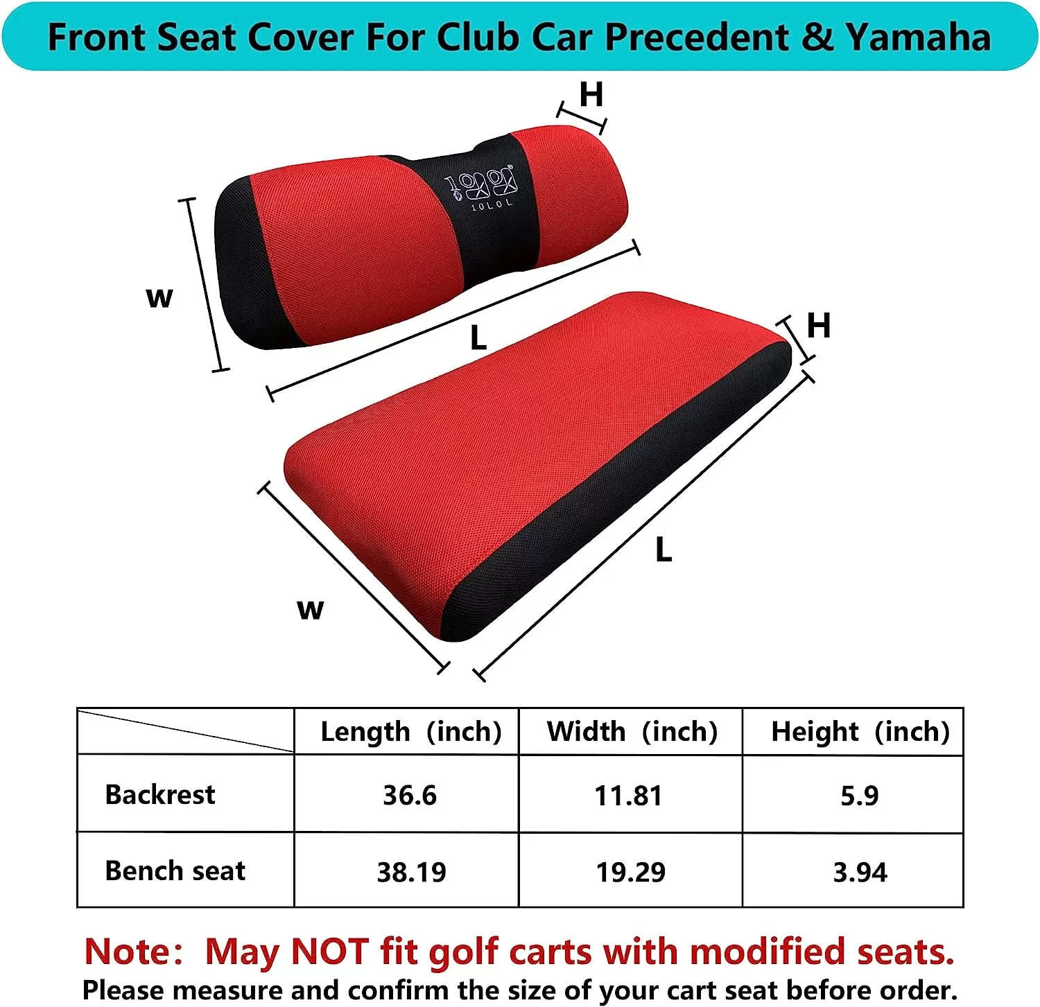 Golf Cart Seat Covers for Club Car Precedent and Yamaha : Protect and Customize Your Ride