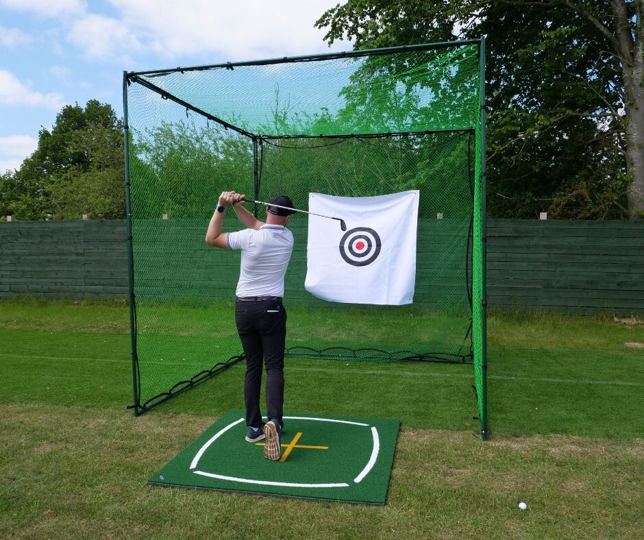 GolfBays Full Swing Golf Driving Net Cage