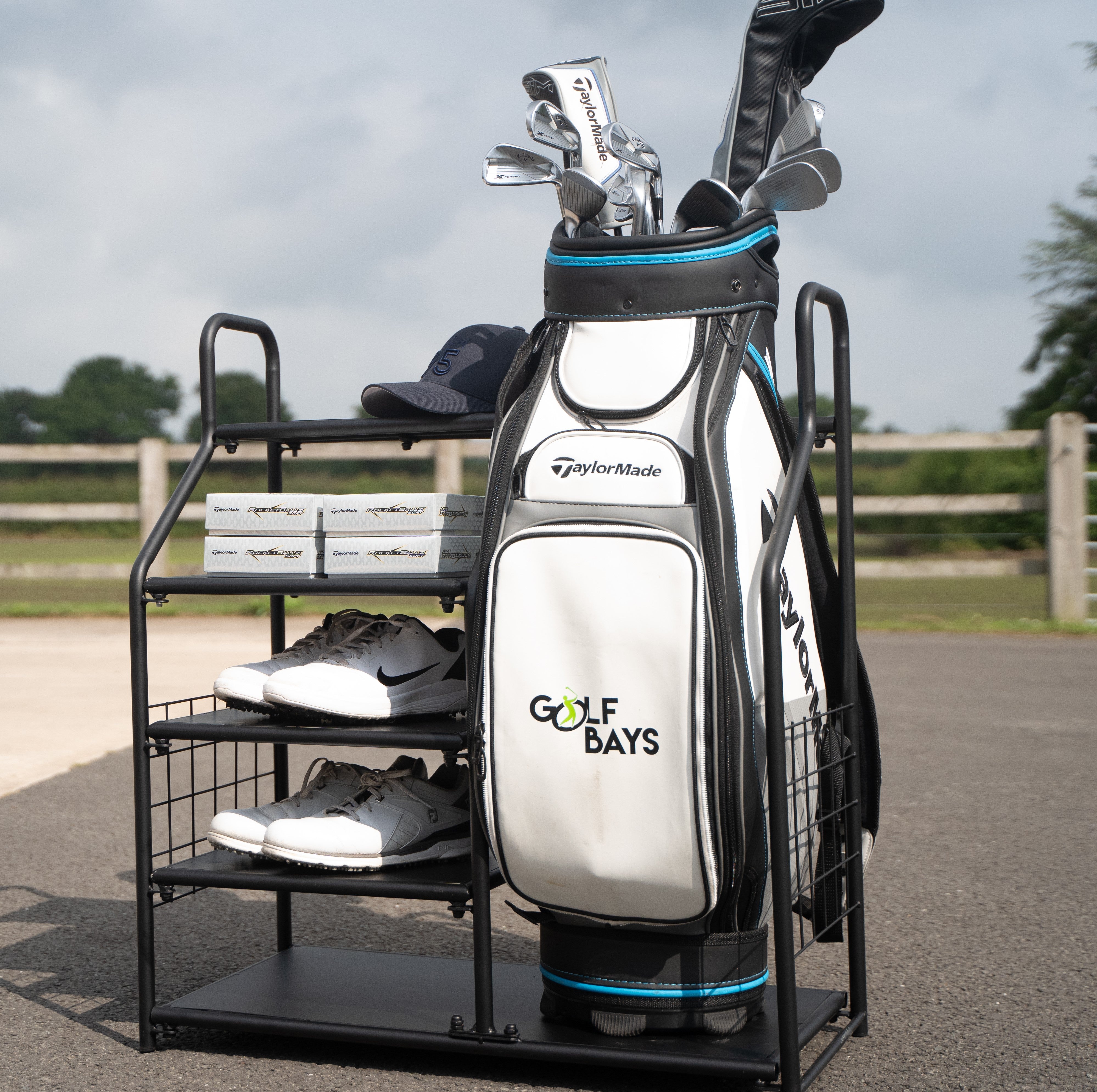 GolfBays Single Bag Display Storage Organiser