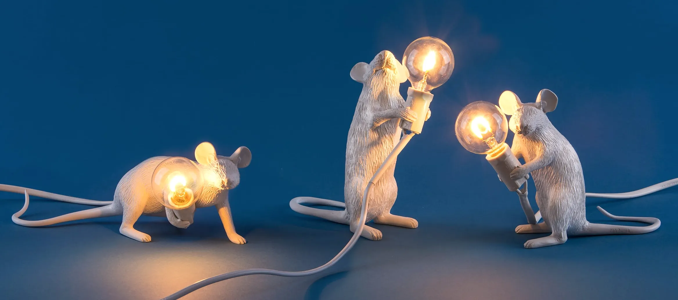 J Seletti Mouse Lamp Standing New Version with USB