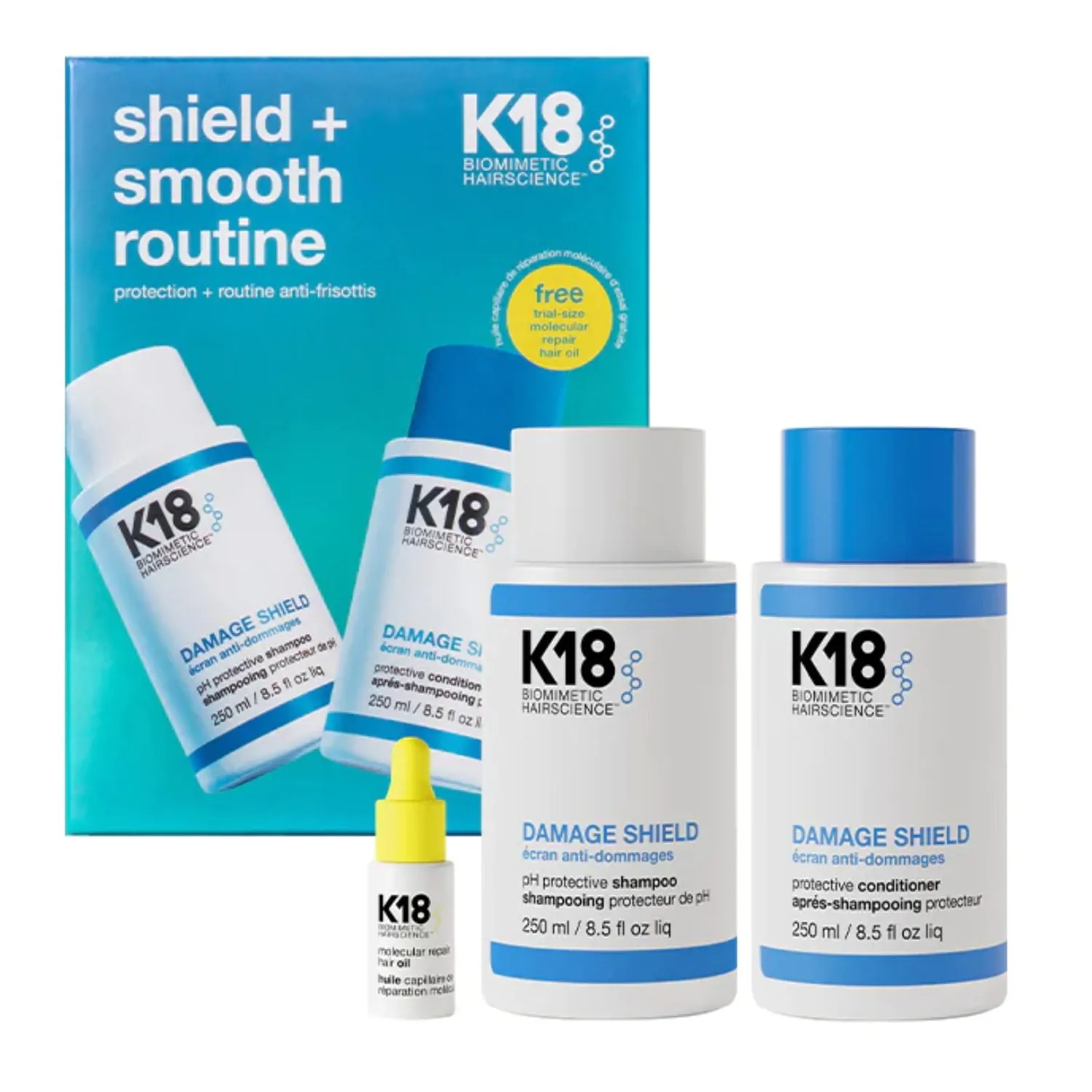 K18 | Shield + Smooth Routine Kit