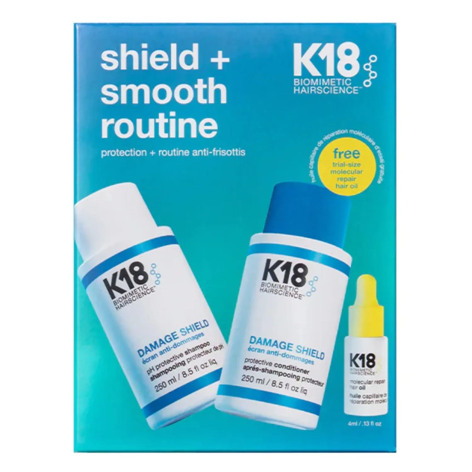 K18 | Shield + Smooth Routine Kit