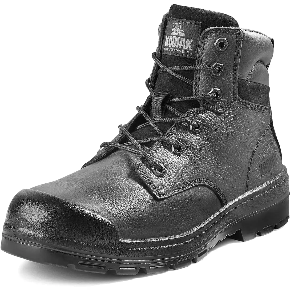 Kodiak Men's Greb 6 Steel Toe Safety Work Boot - Black - 4TH4BK