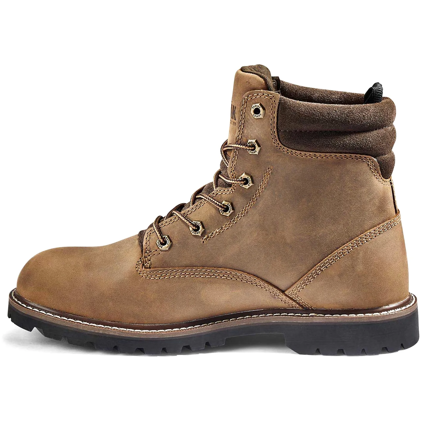 Kodiak Men's Mckinney 6 WP Slip Resist Safety Work Boot -Brown- 4TDQBN