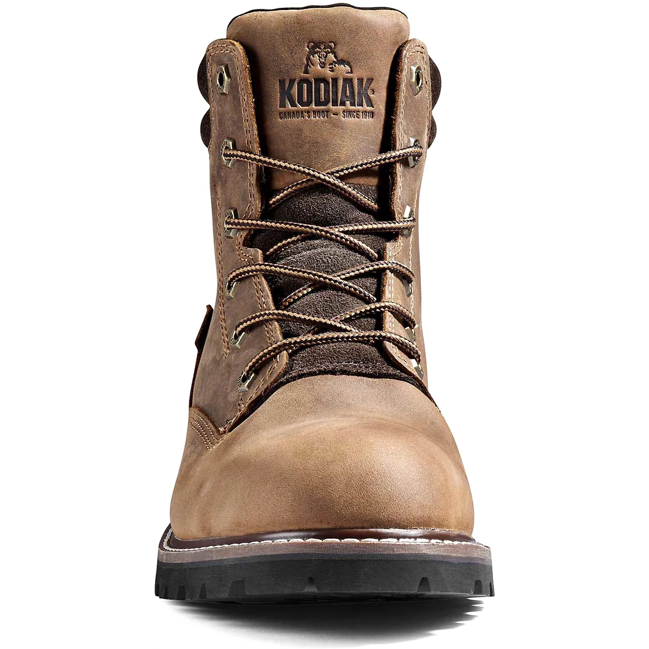 Kodiak Men's Mckinney 6 WP Slip Resist Safety Work Boot -Brown- 4TDQBN