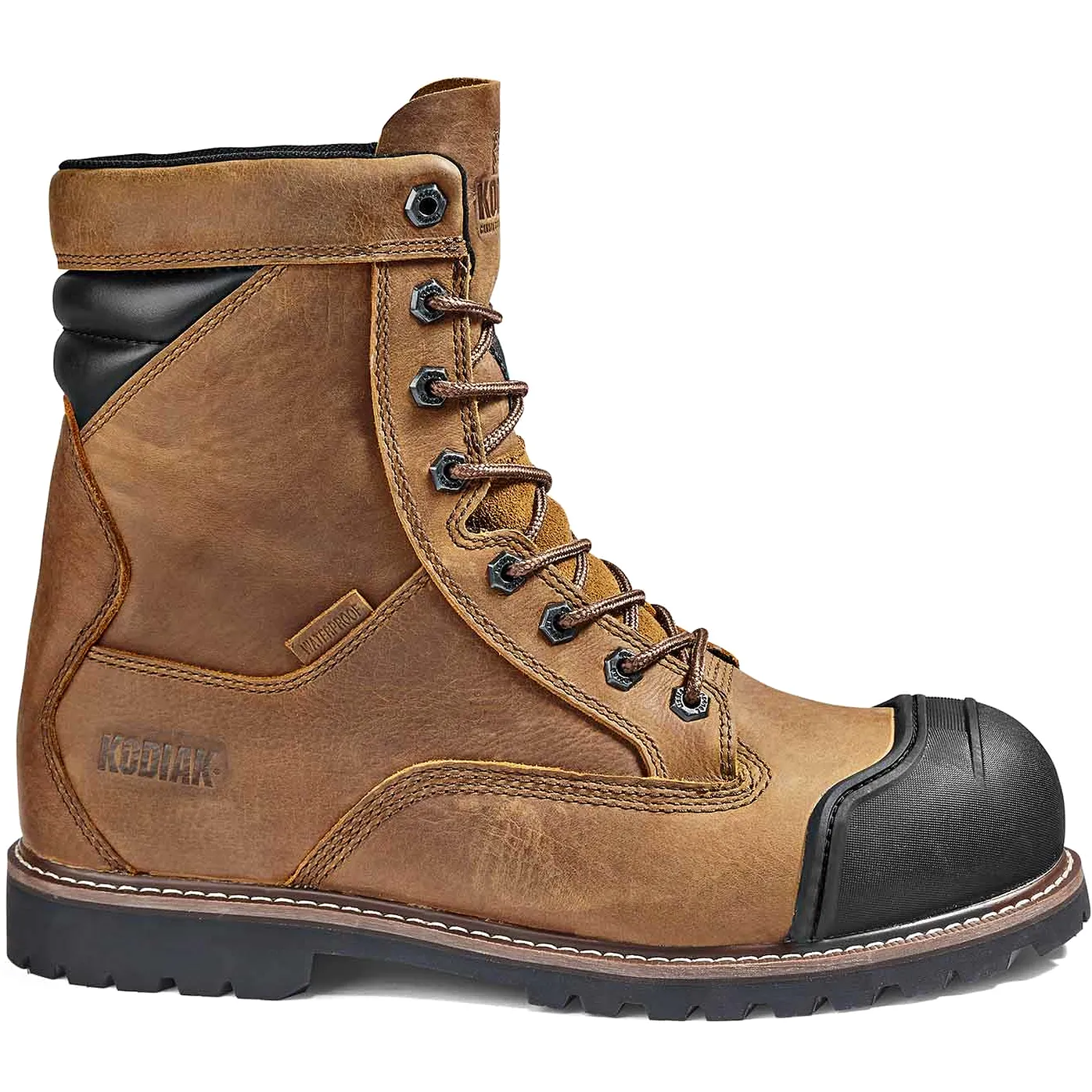 Kodiak Men's Mckinney M.U.T 8 Comp Toe WP Work Boot - Wheat - 4TEPWT