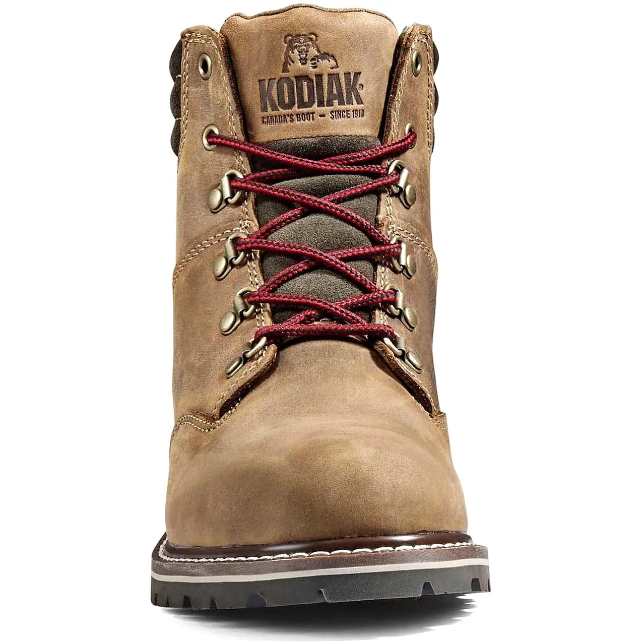 Kodiak Women's Bralorne 6 WP Slip Resist Safety Work Boot -Brown- 4TDSBN