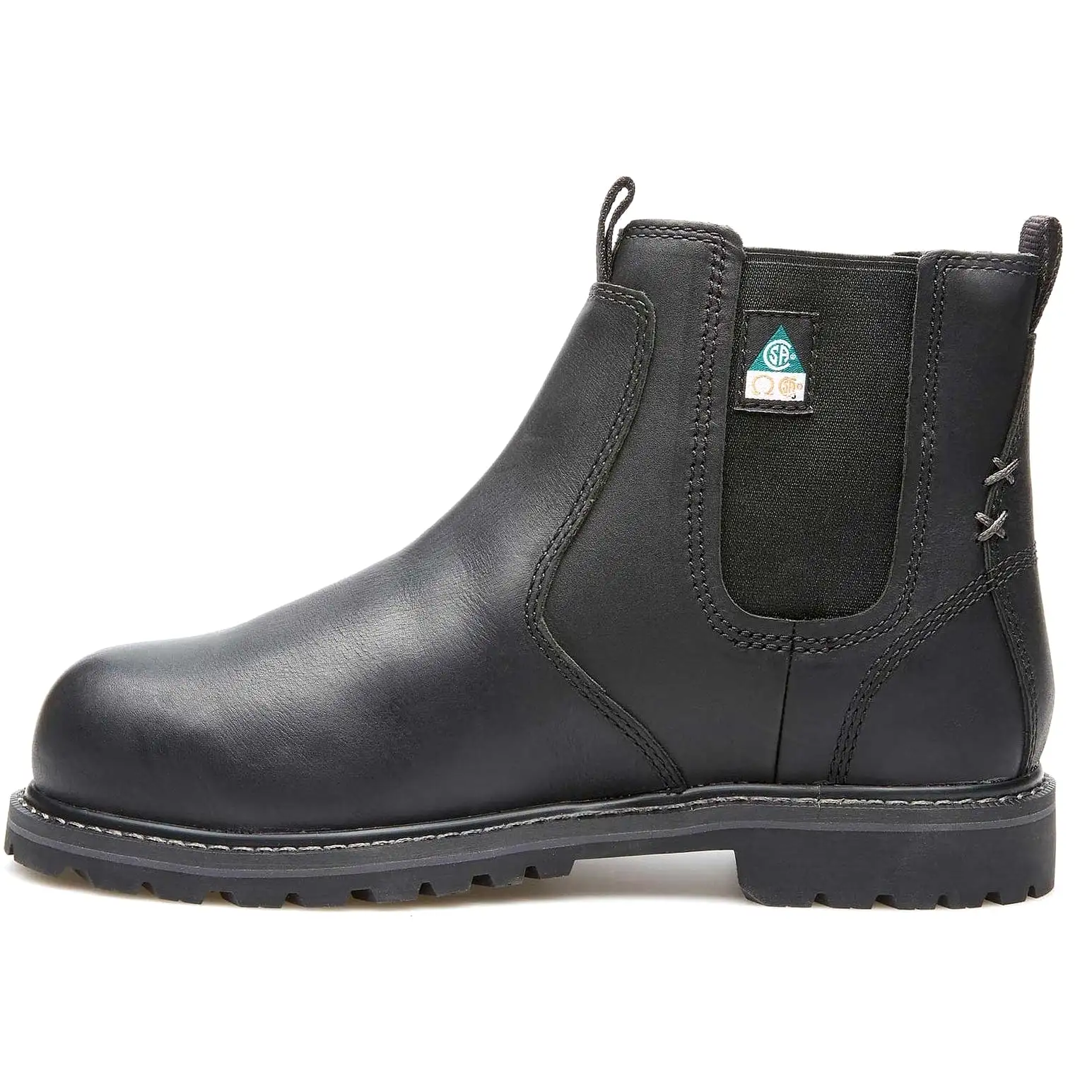 Kodiak Women's Bralorne CT Waterproof Chelsea Work Boot -Black- K4TDBK