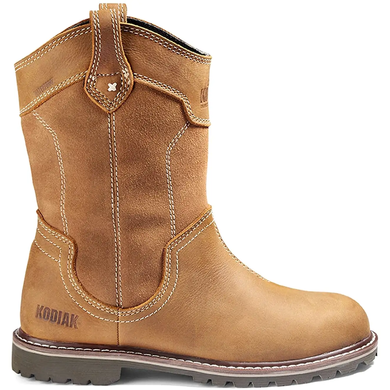 Kodiak Women's Bralorne Soft Toe WP Wellington Work Boot -Wheat- 835WWT