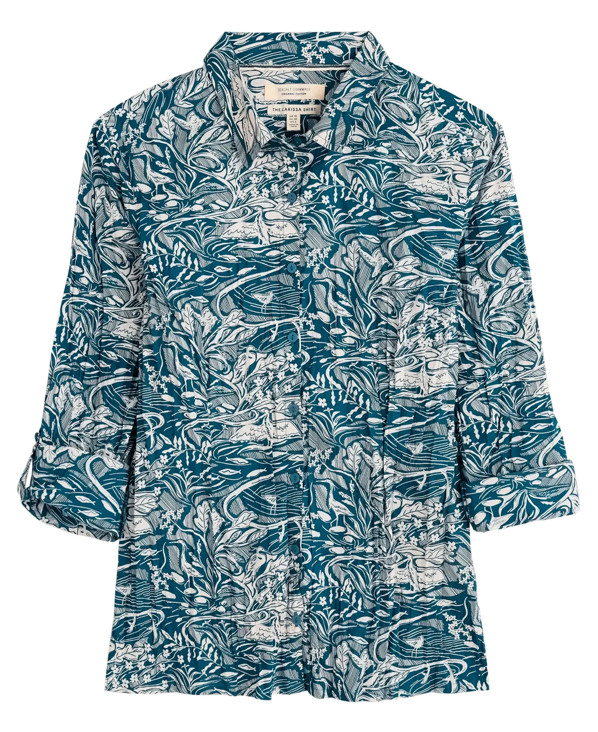 Larissa Shirt                             Helford Birds Ocean Drift