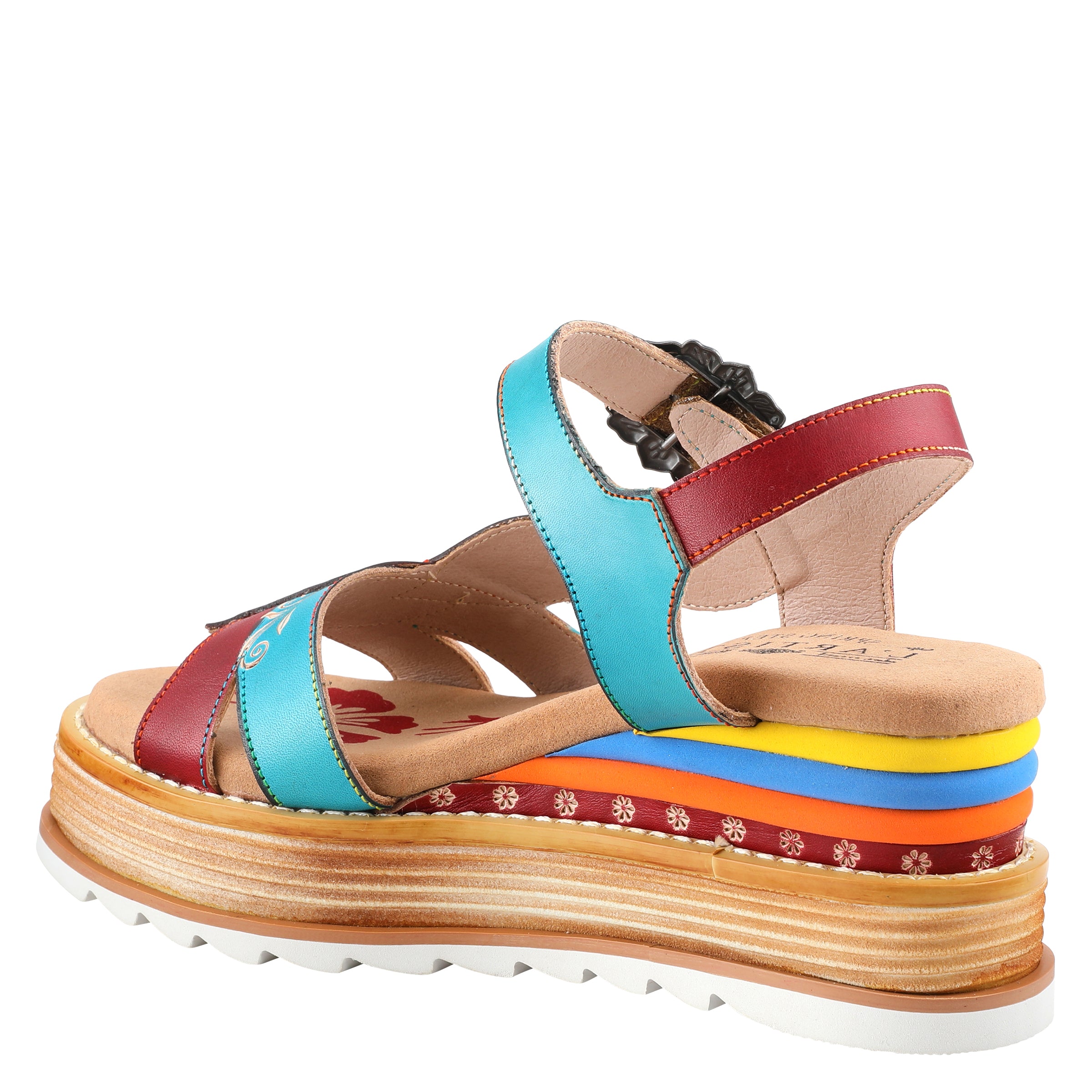 L'ARTISTE IRVETTA PLATFORM SANDALS