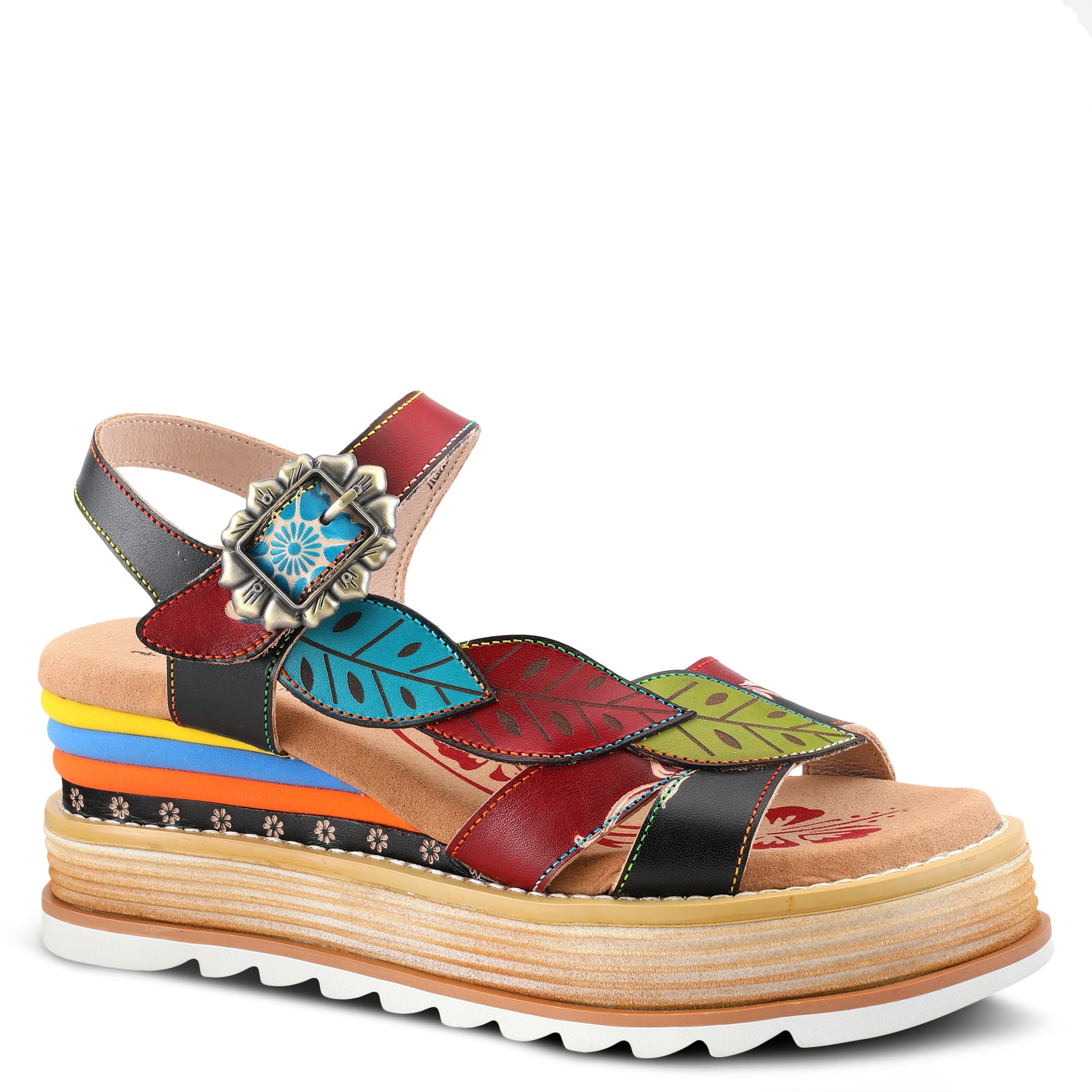 L'ARTISTE IRVETTA PLATFORM SANDALS