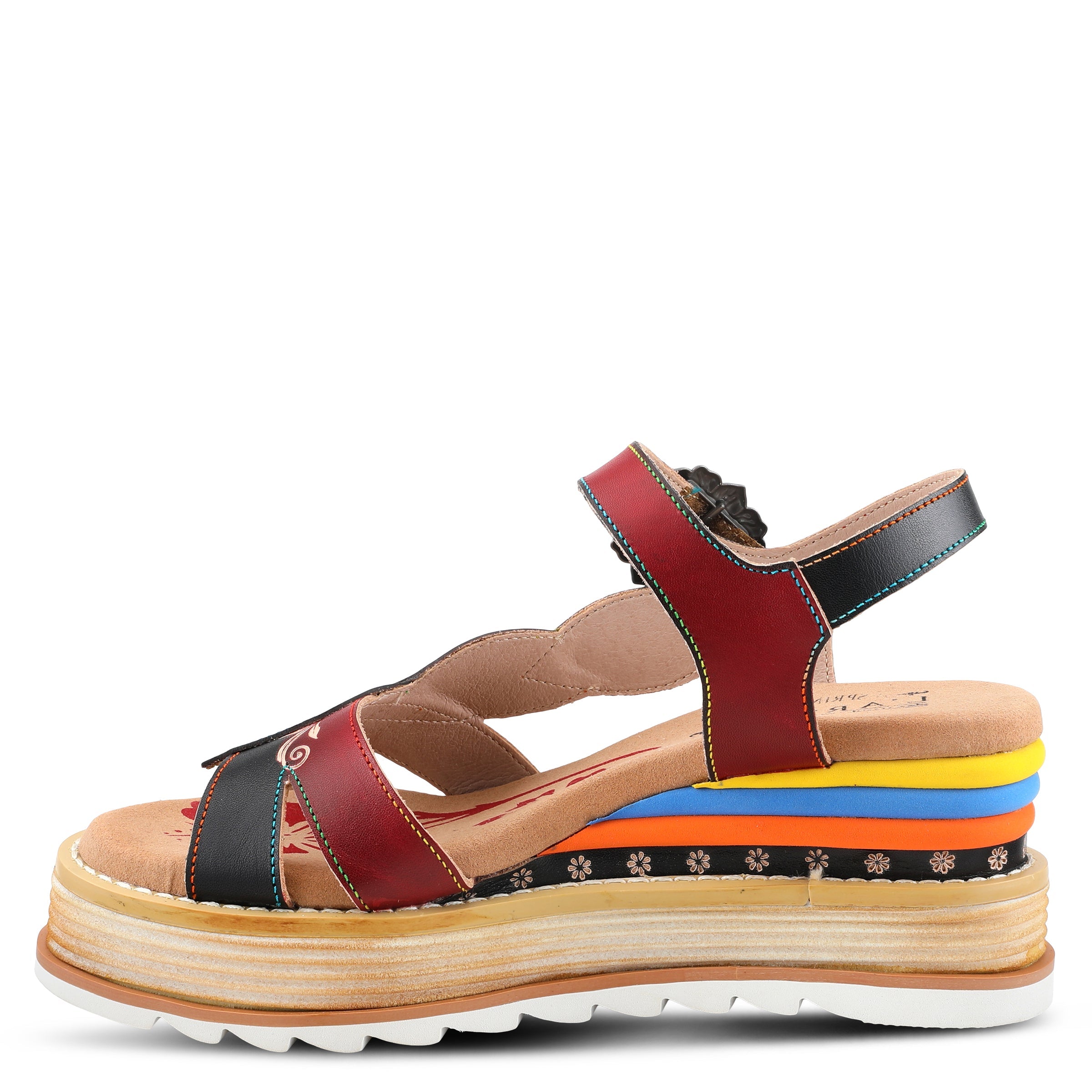 L'ARTISTE IRVETTA PLATFORM SANDALS