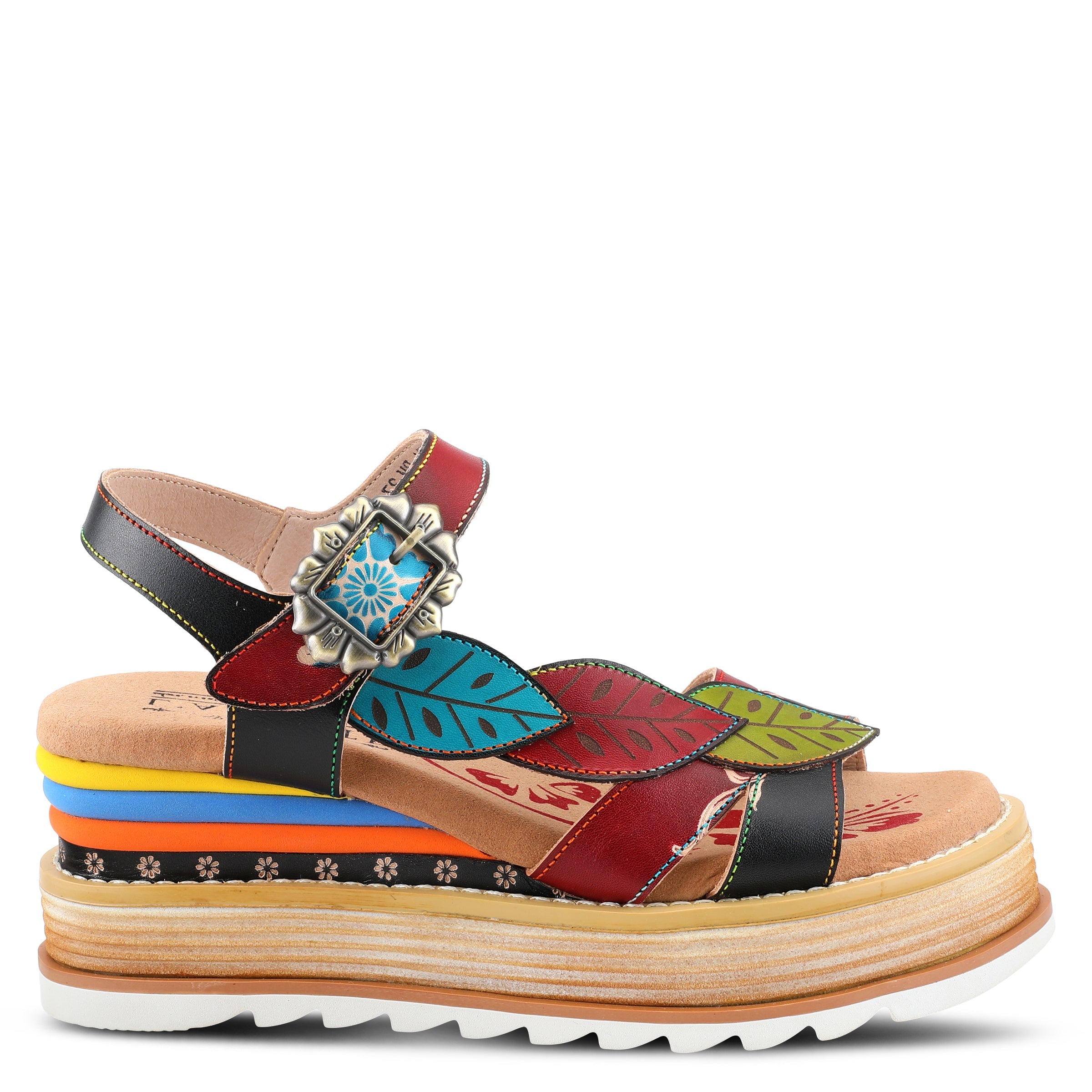 L'ARTISTE IRVETTA PLATFORM SANDALS